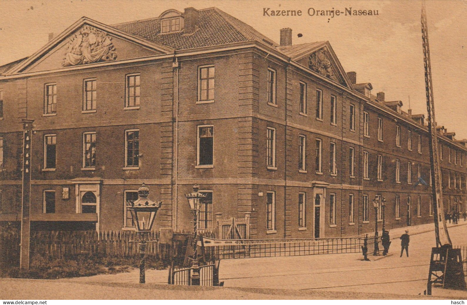 4936 21 Amsterdam, Oranje Nassau Kazerne. 1915.  - Amsterdam