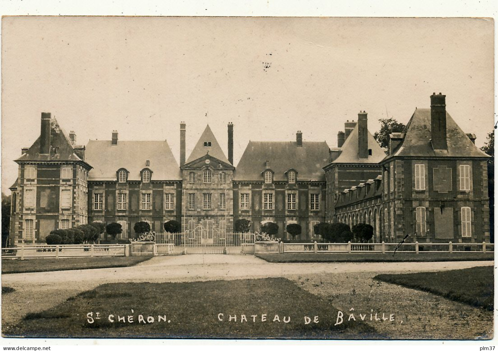 SAINT CHERON - Carte Photo Légendée - Château De Bâville - Saint Cheron