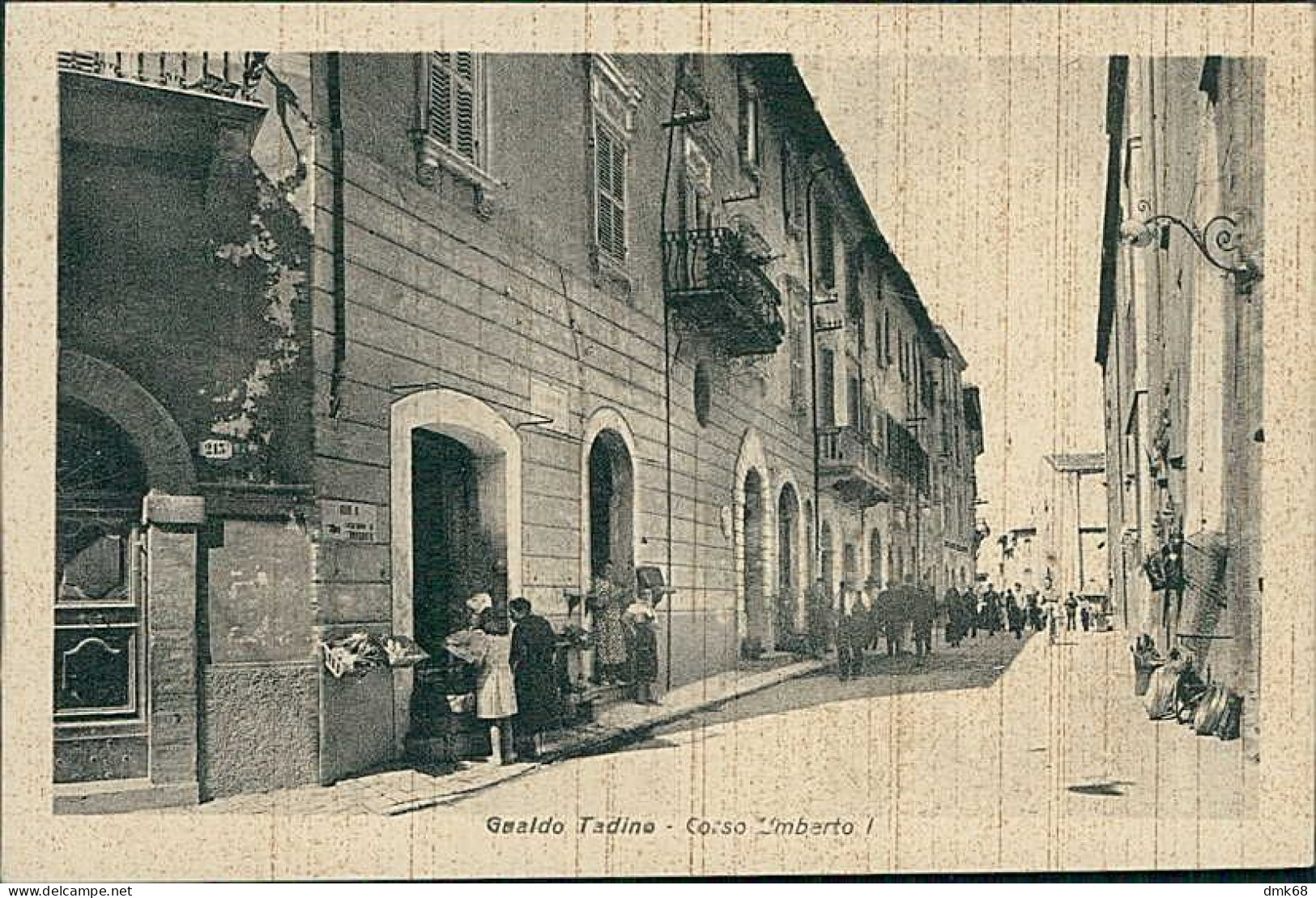 GUALDO TADINO ( PERUGIA ) CORSO UMBERTO I - EDIZ. ZUCCARINI - 1940 (20839) - Perugia