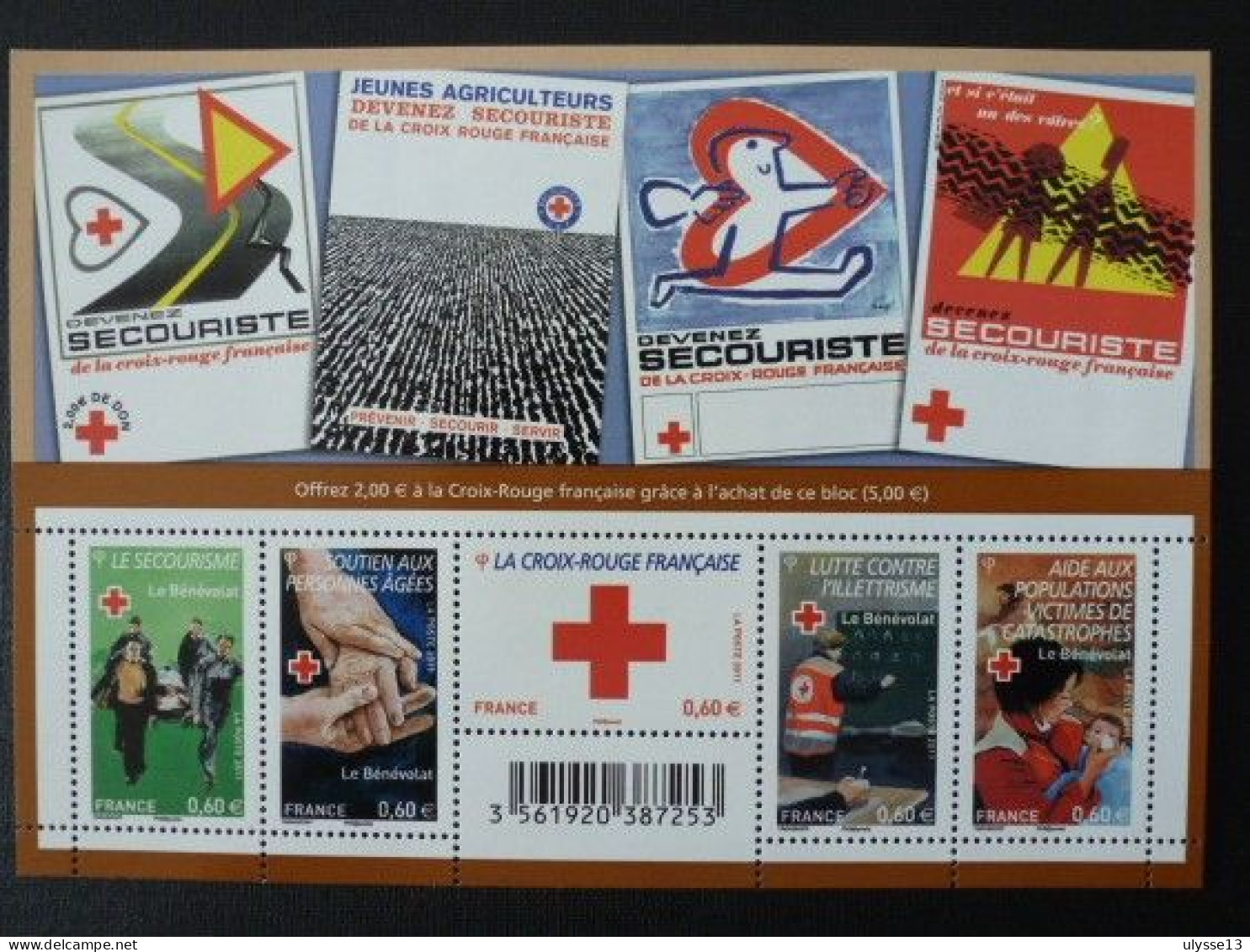 Année 2011 - Bloc Croix-Rouge Neuf N° F4621 - 20% De La Côte - Red Cross