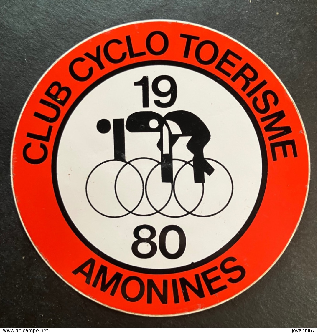 Cyclo Toerisme Amonines - Sticker - Cyclisme - Ciclismo -wielrennen - Wielrennen