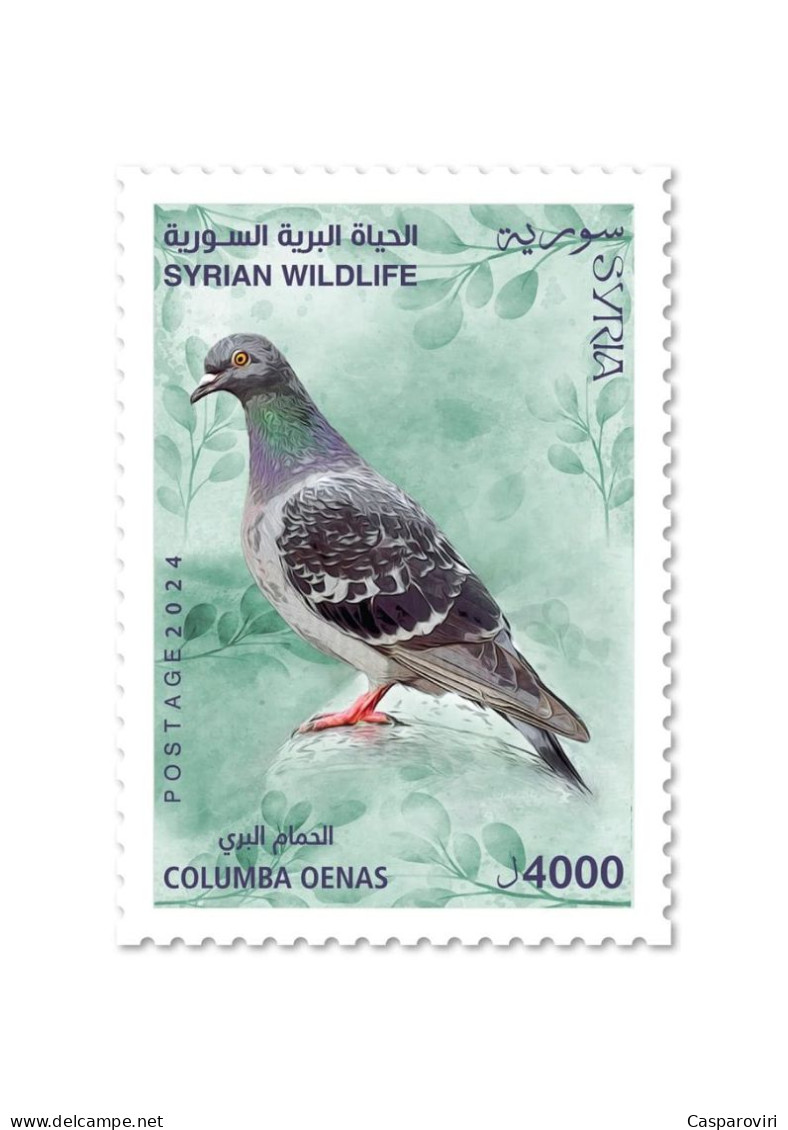 2024001; Syria; 2024; Strip Of 5 Stamps; Syrian Wildlife; Syrian Birds; 5 Different Stamps; MNH** - Pics & Grimpeurs