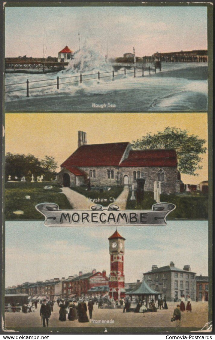 Multiview, Morecambe, Lancashire, 1922 - Postcard - Sonstige & Ohne Zuordnung