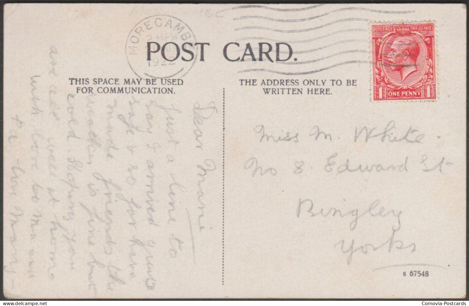 Multiview, Morecambe, Lancashire, 1922 - Postcard - Other & Unclassified