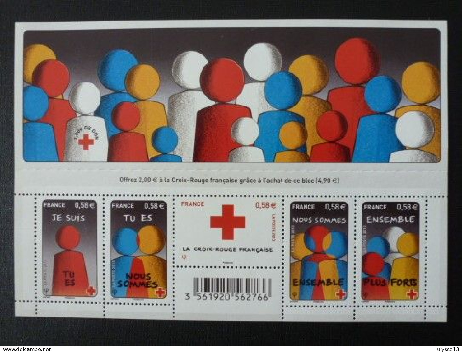 Année 2013 - Bloc Croix-Rouge Neuf N° F4819 - 20% De La Côte - Red Cross