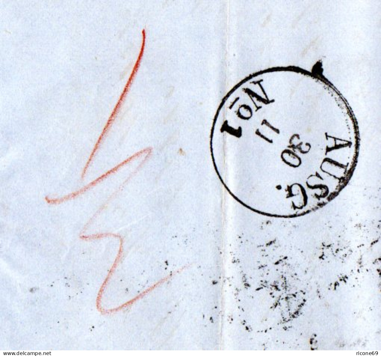 NDP 1869, 1 Gr. Auf Magdeburg Firmenbrief N. Gr. Rodensleben. Botenlohn 1/2 Gr. - Lettres & Documents