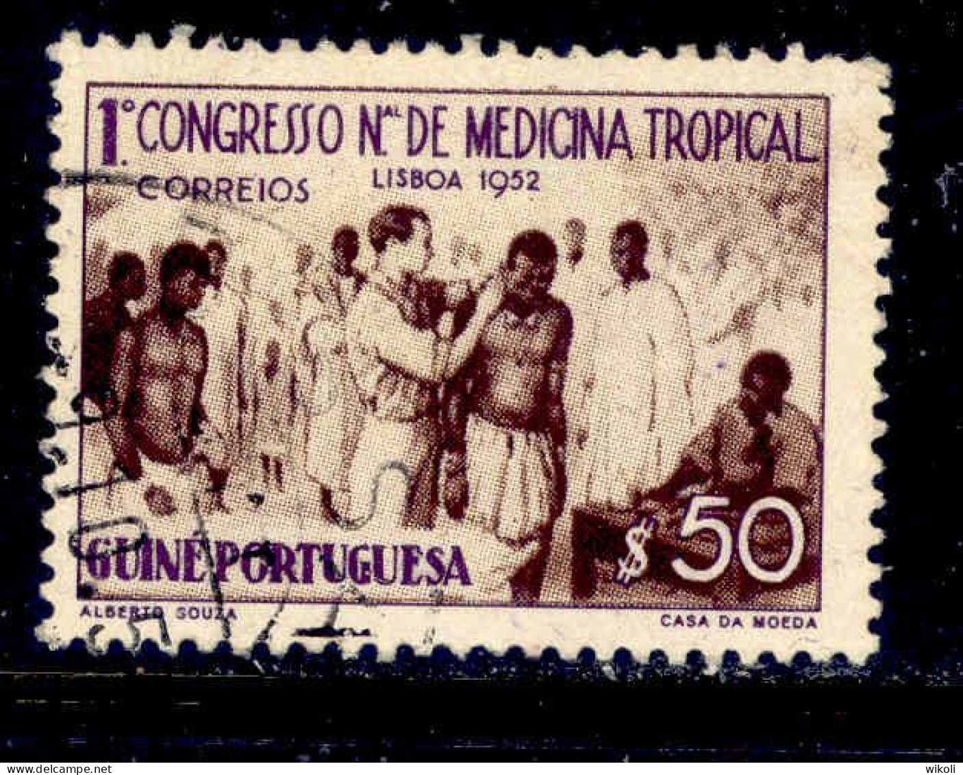 ! ! Portuguese Guinea - 1952 Tropical Medicine - Af. 266 - Used - Portugees Guinea