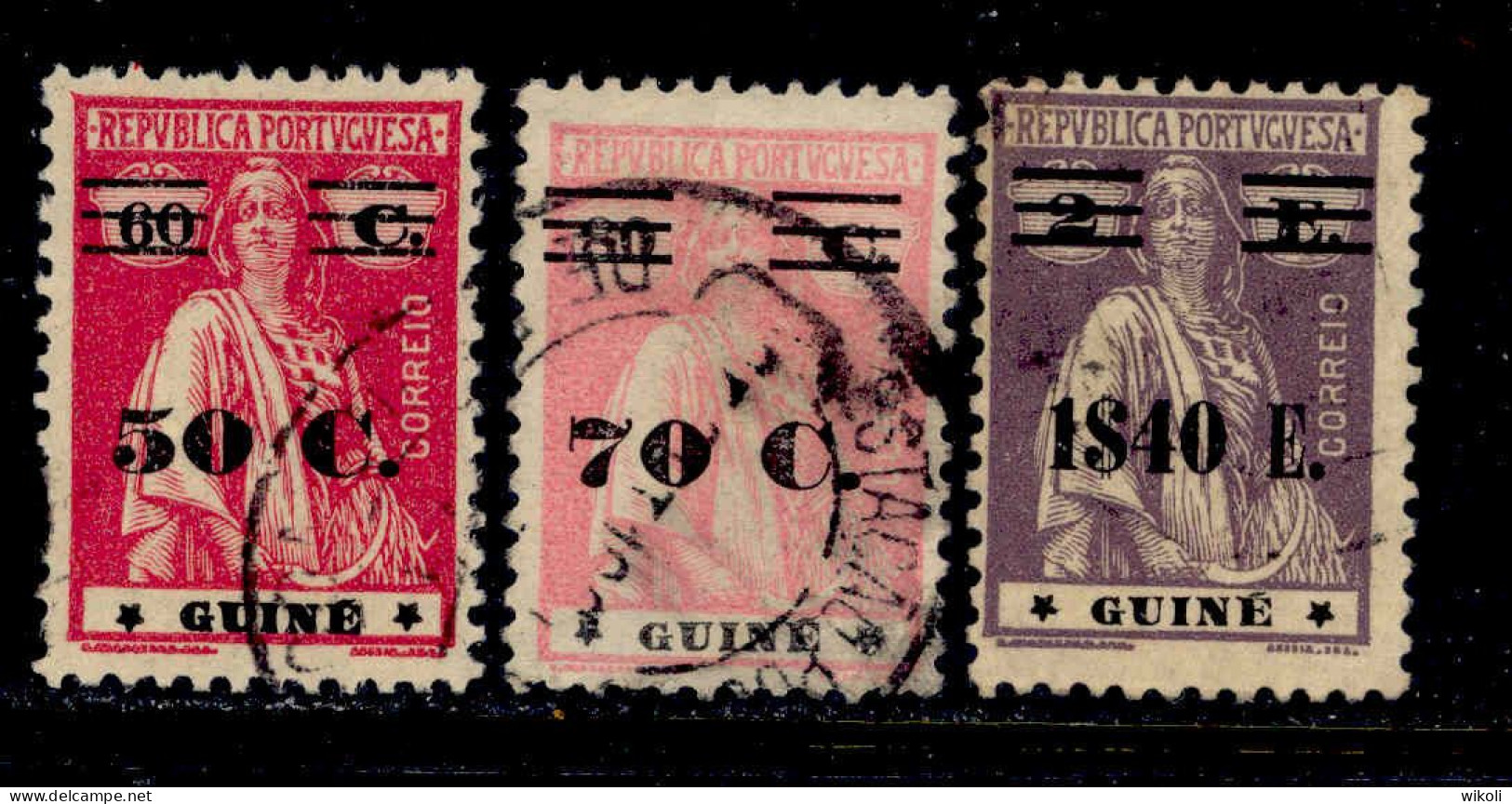 ! ! Portuguese Guinea - 1931 Ceres W/OVP (Complete Set) - Af. 201 To 203 - Used - Guinée Portugaise