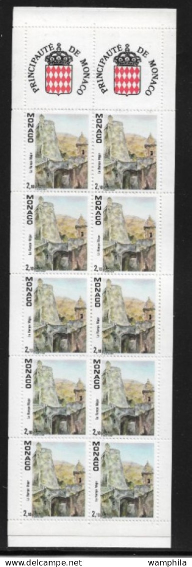 Monaco 1990. Carnet N°5, N°1708 Vues Du Vieux Monaco-ville. - Unused Stamps