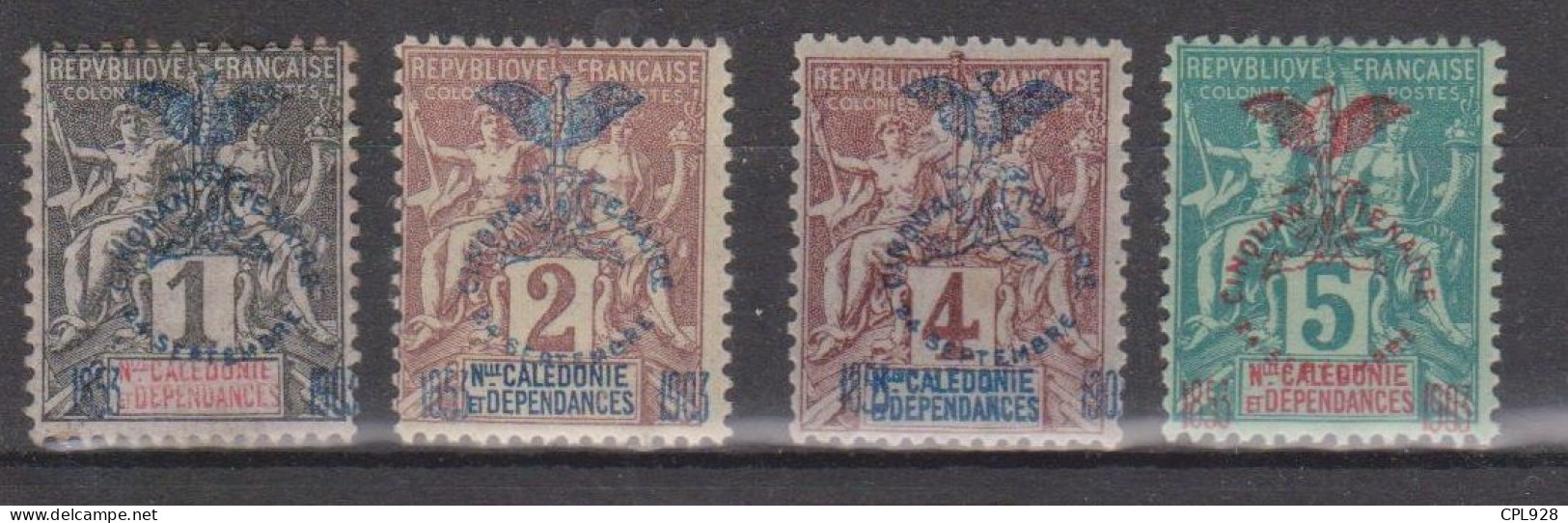 Nouvelle Calédonie N° 67 à 70 Avec Charnières - Unused Stamps