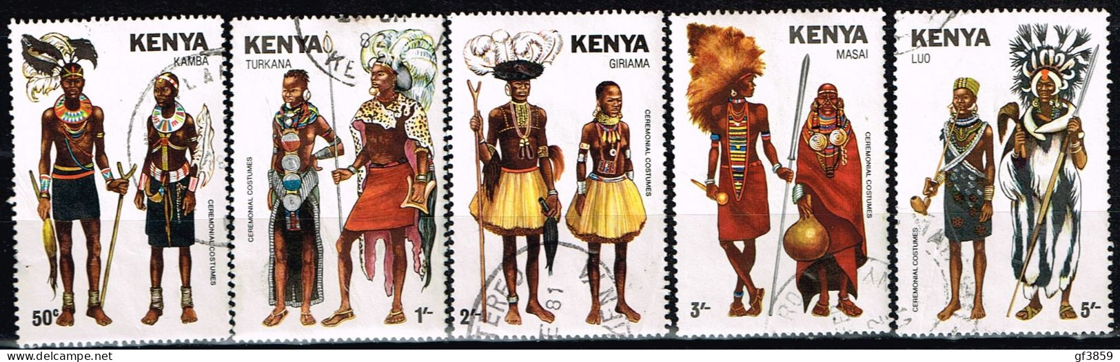 KENYA / Oblitérés/Used / 1981 - Costumes De Cérémonies - Kenia (1963-...)