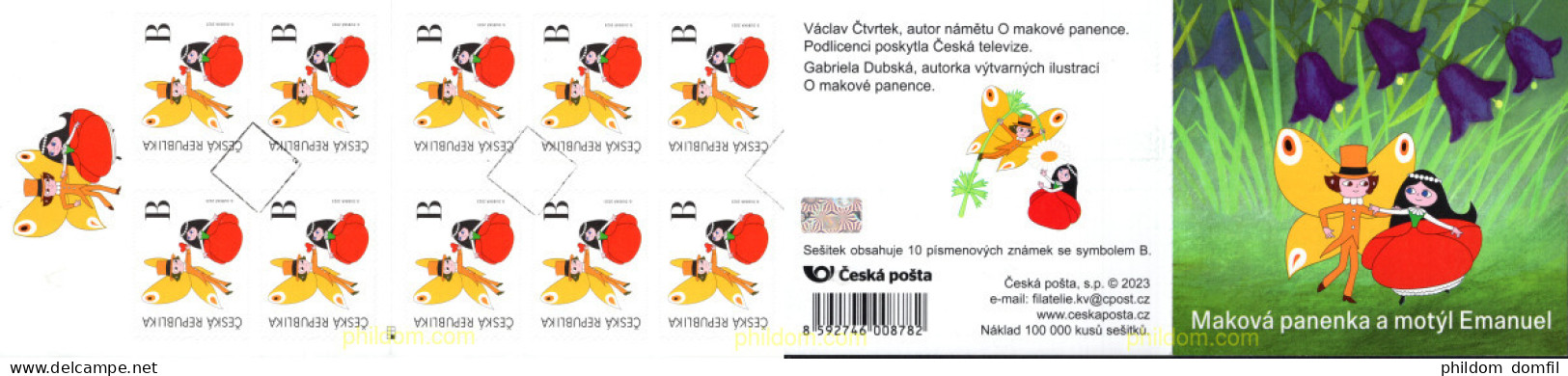 712725 MNH CHEQUIA 2023 POPPY AND EMANUEL - COMICS - Unused Stamps