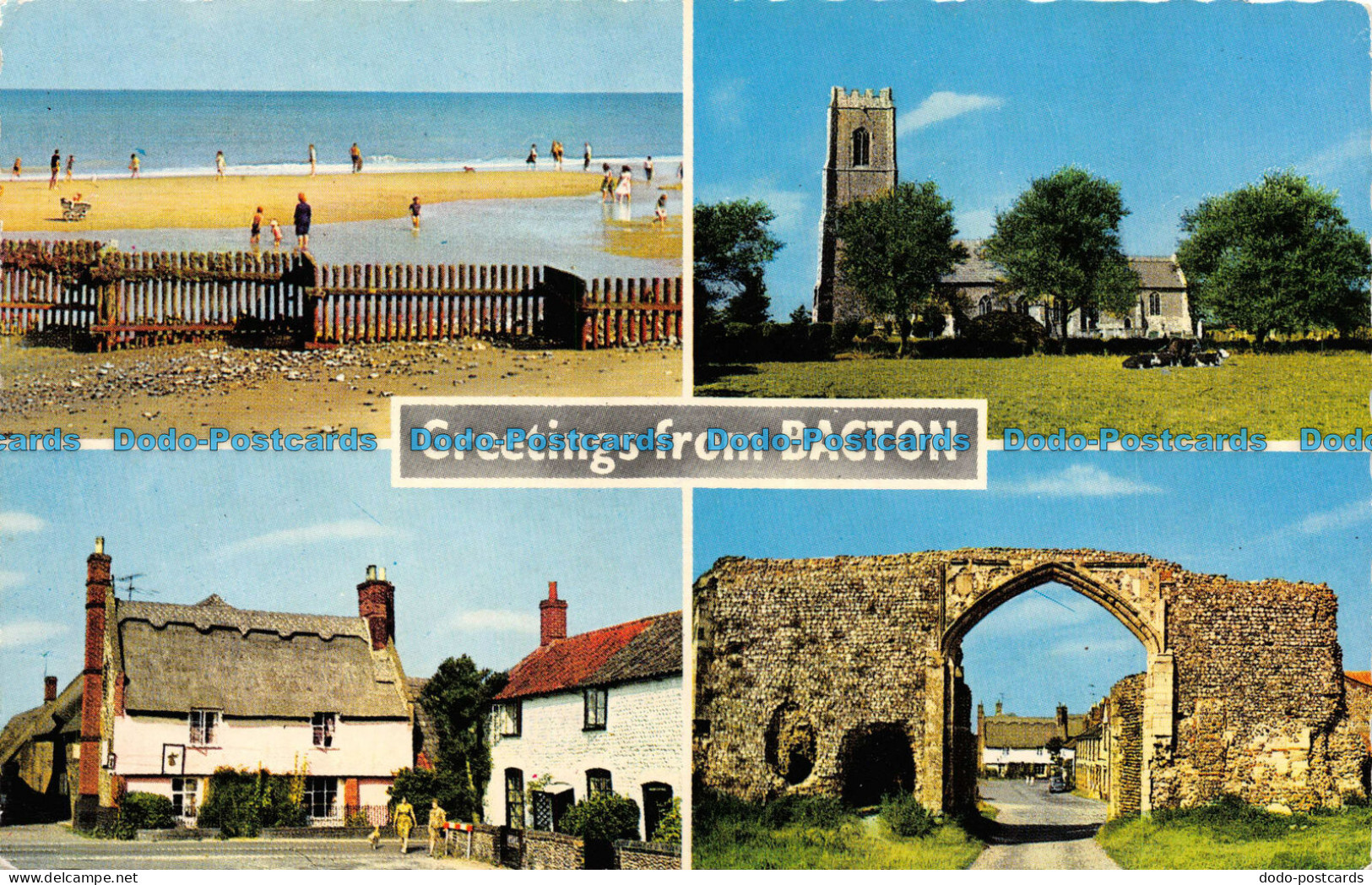 R069817 Greetings From Bacton. Multi View. Constance. 1972 - World