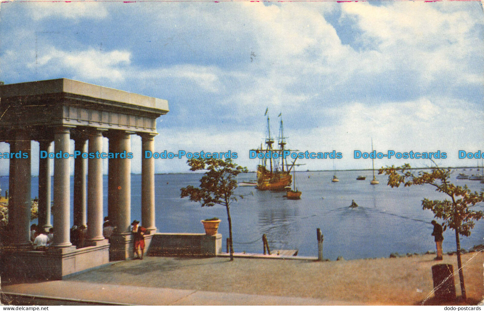 R069831 Mayflower II On Plymouth Harbour. Joseph Dickson. Mike Roberts - World