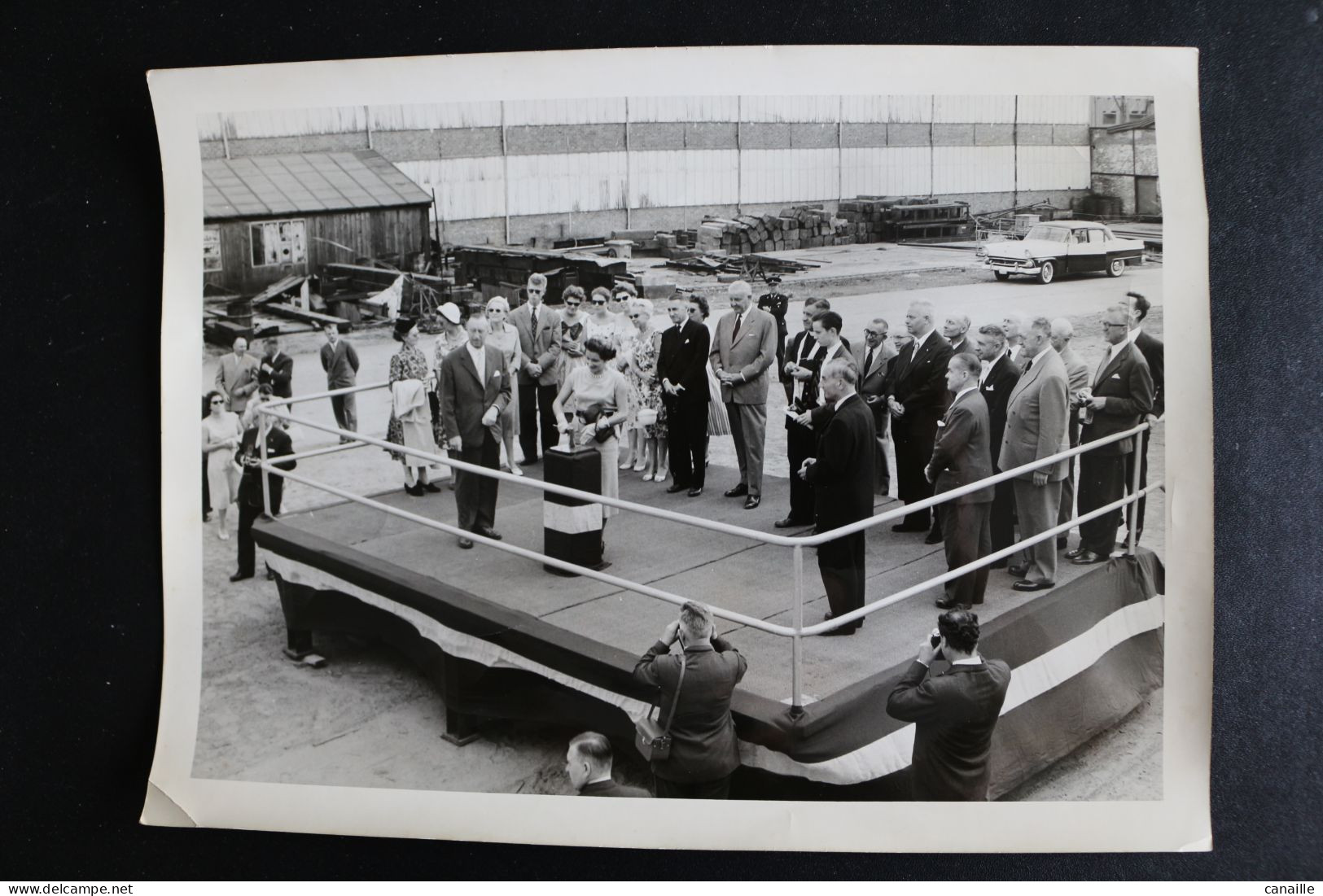 X-X/Oostende-Le 6 Septembre,1958,a Lieu à Le Lancement Du Chalutier De Pêche Pierre Staner.Photo-foto R.Stalin.15x22 Cm - Oostende