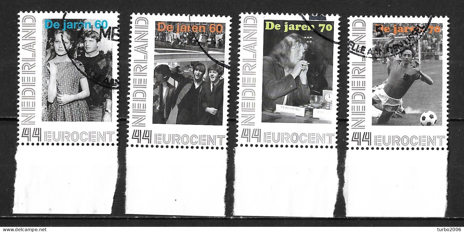 2009 Persoonlijke Zegels Beatles, Peyton Place, Johan Cruijf, Ton Sijbrands 0,44 NVPH Als 2625 - Used Stamps