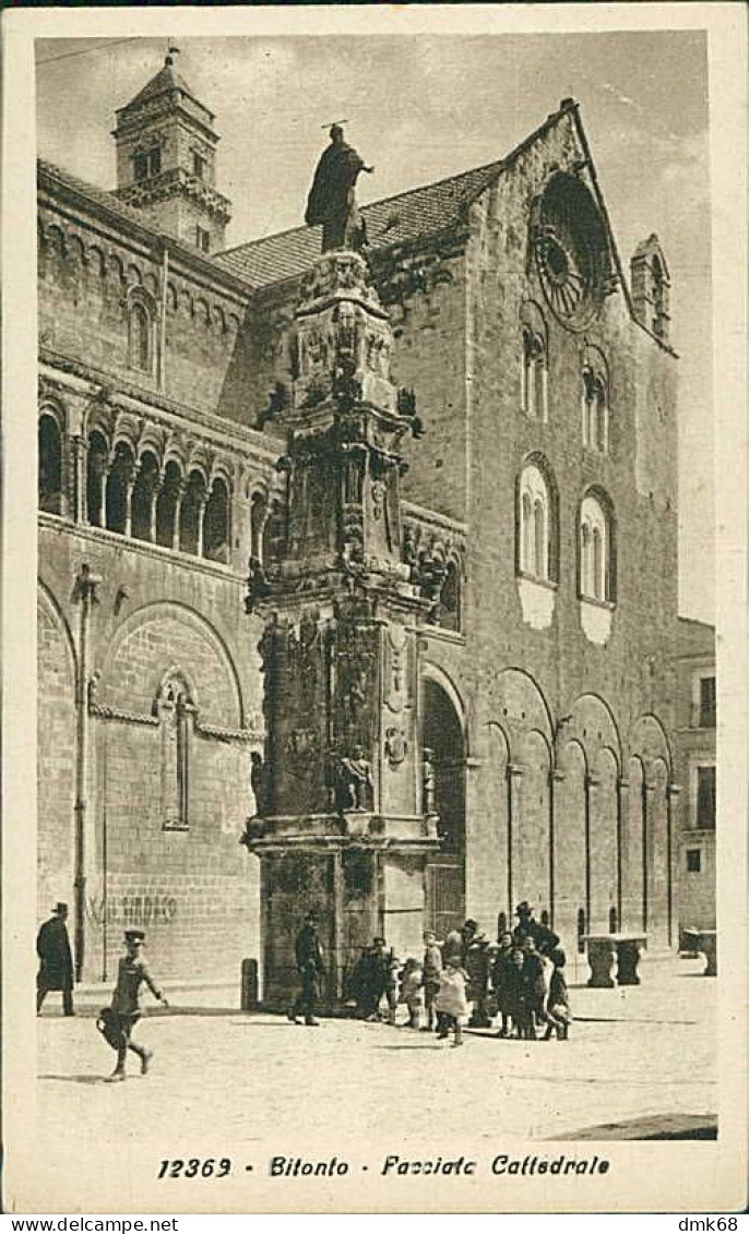 BITONTO - FACCIATA CATTEDRALE - EDIZIONE DIENA - 1930s  (20842) - Bitonto