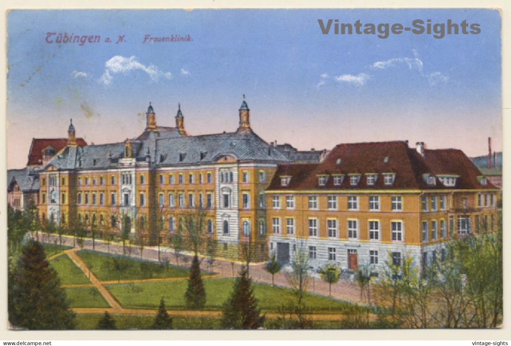 Tübingen Am Neckar: Frauenklinik (Vintage PC 1927) - Tuebingen