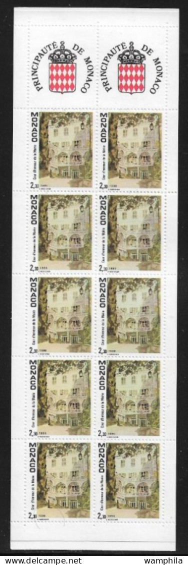 Monaco 1990. Carnet N°6, N°1709 Vues Du Vieux Monaco-ville. - Unused Stamps