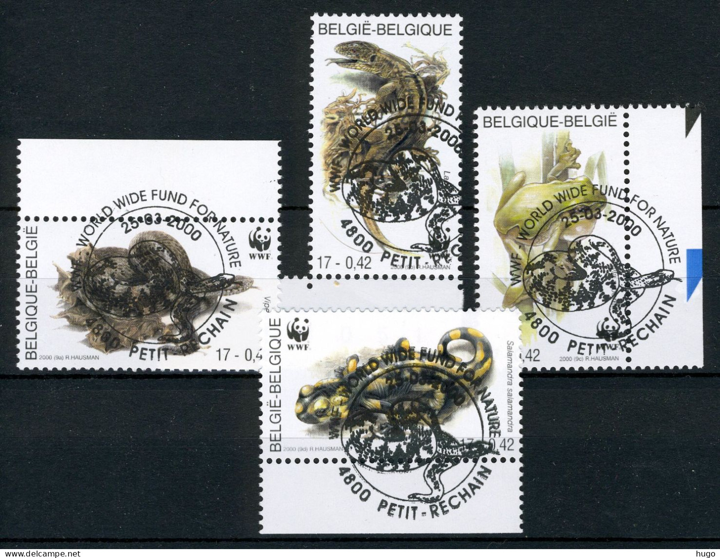 (B) 2896/2899 MNH FDC 2000 - Wereld Natuurfonds. - Unused Stamps