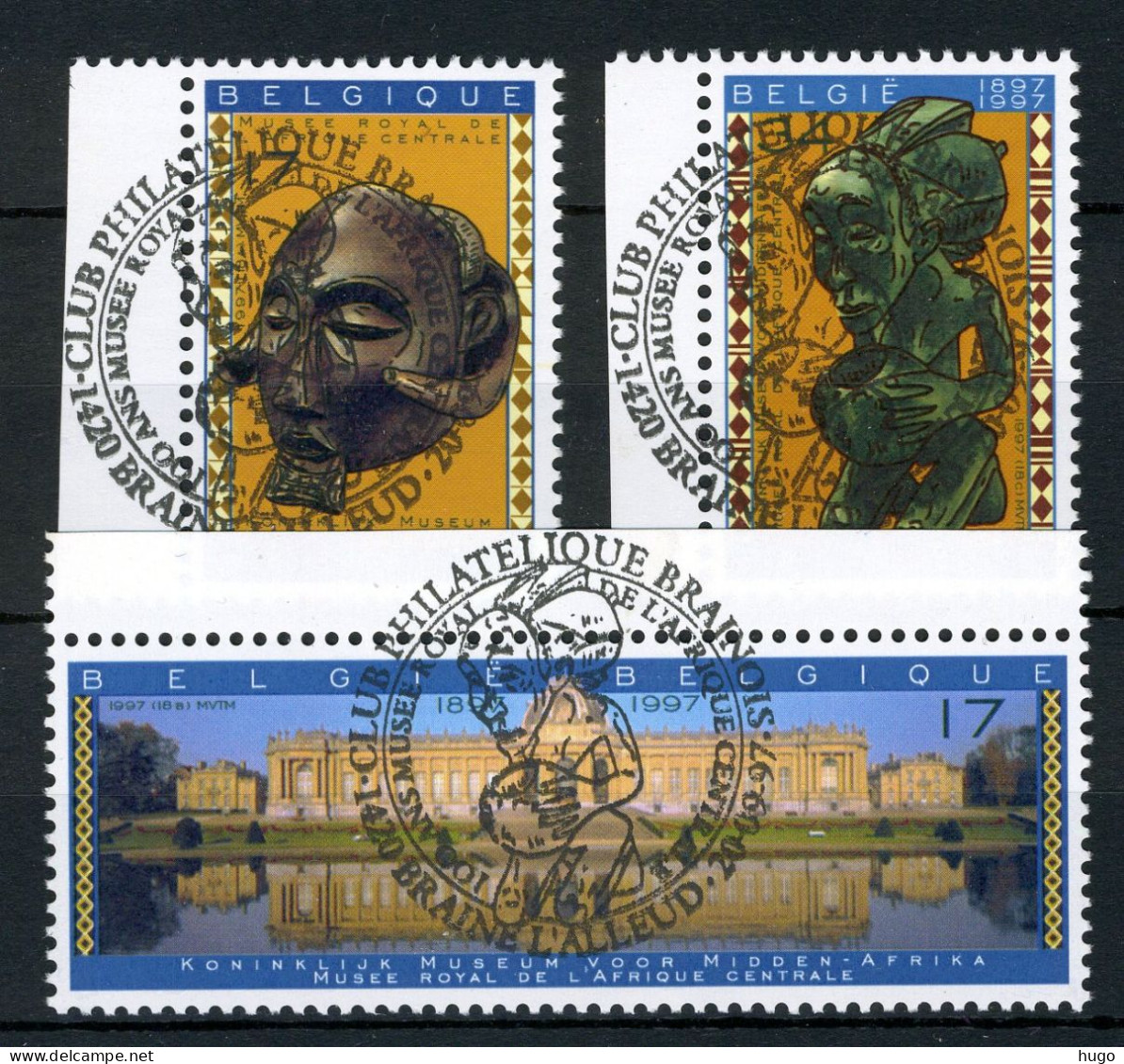 (B) 2727/2729 MNH FDC 1997 - 100 Jaar Museum Voor Midden Afrika. - Unused Stamps
