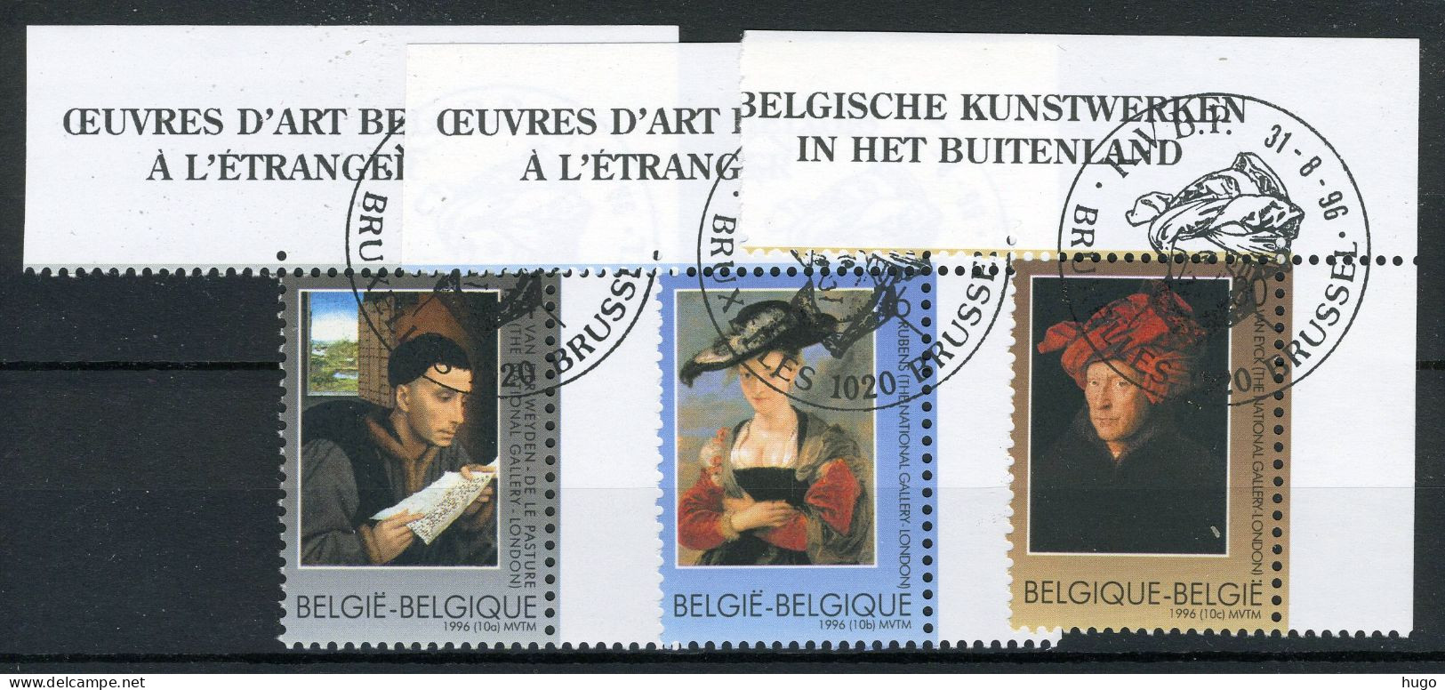 (B) 2655/2657 MNH FDC 1996 - Belgische Kunstwerken. - Neufs