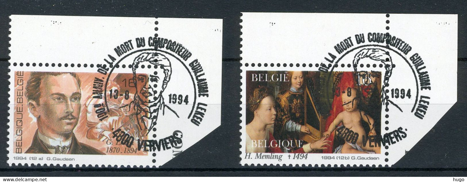 (B) 2569/2570 MNH FDC 1994 - Herdenkingen. - Unused Stamps