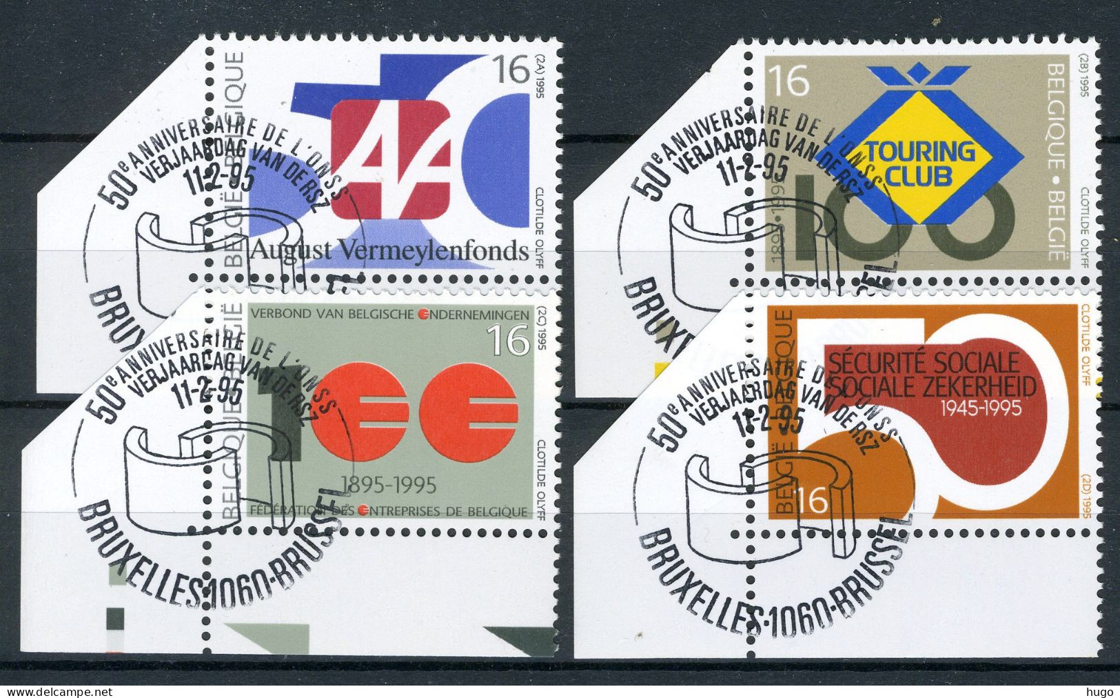 (B) 2585/2588 MNH FDC 1995 - Jarigen - Neufs