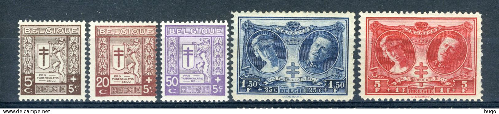 (B) 240/244 MH 1926 - Tuberculosebestrijding - Unused Stamps