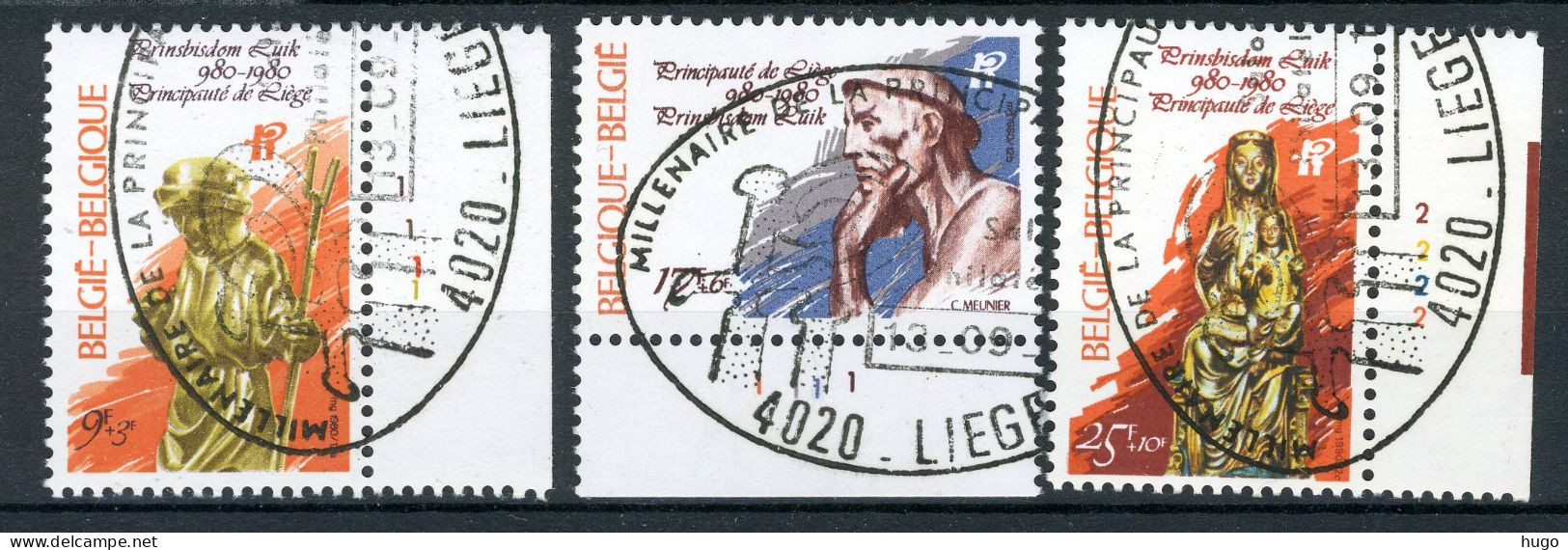 (B) 1987/1989 MNH FDC 1980 - 1000 Jaar Prinsbisdom Van Luik. - Unused Stamps