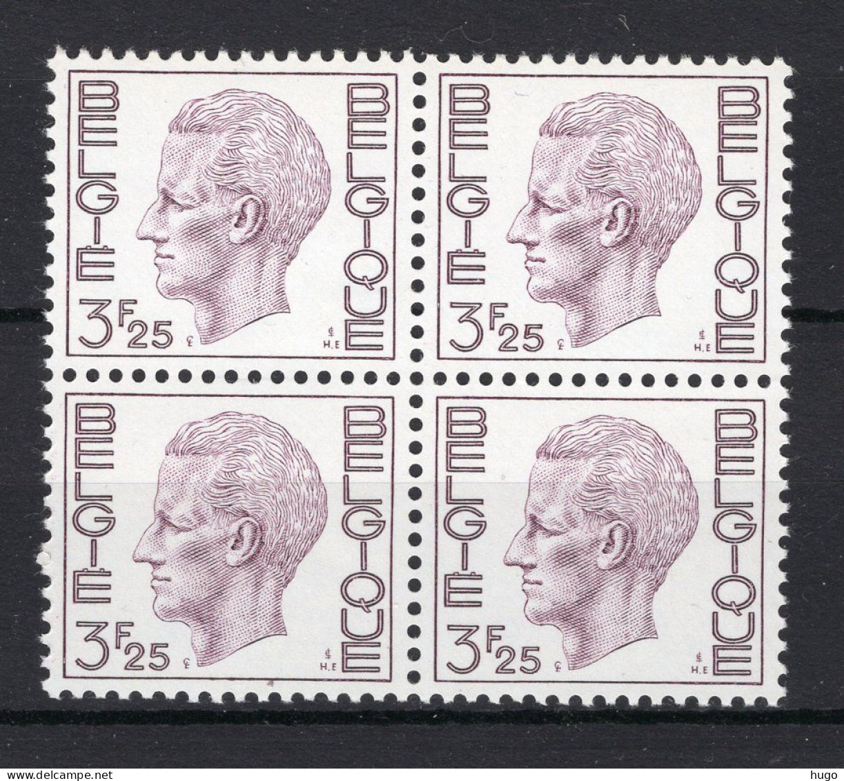 (B) 1753 MNH 1975 - Z.M. Koning Boudewijn (4 Stuks) - Neufs