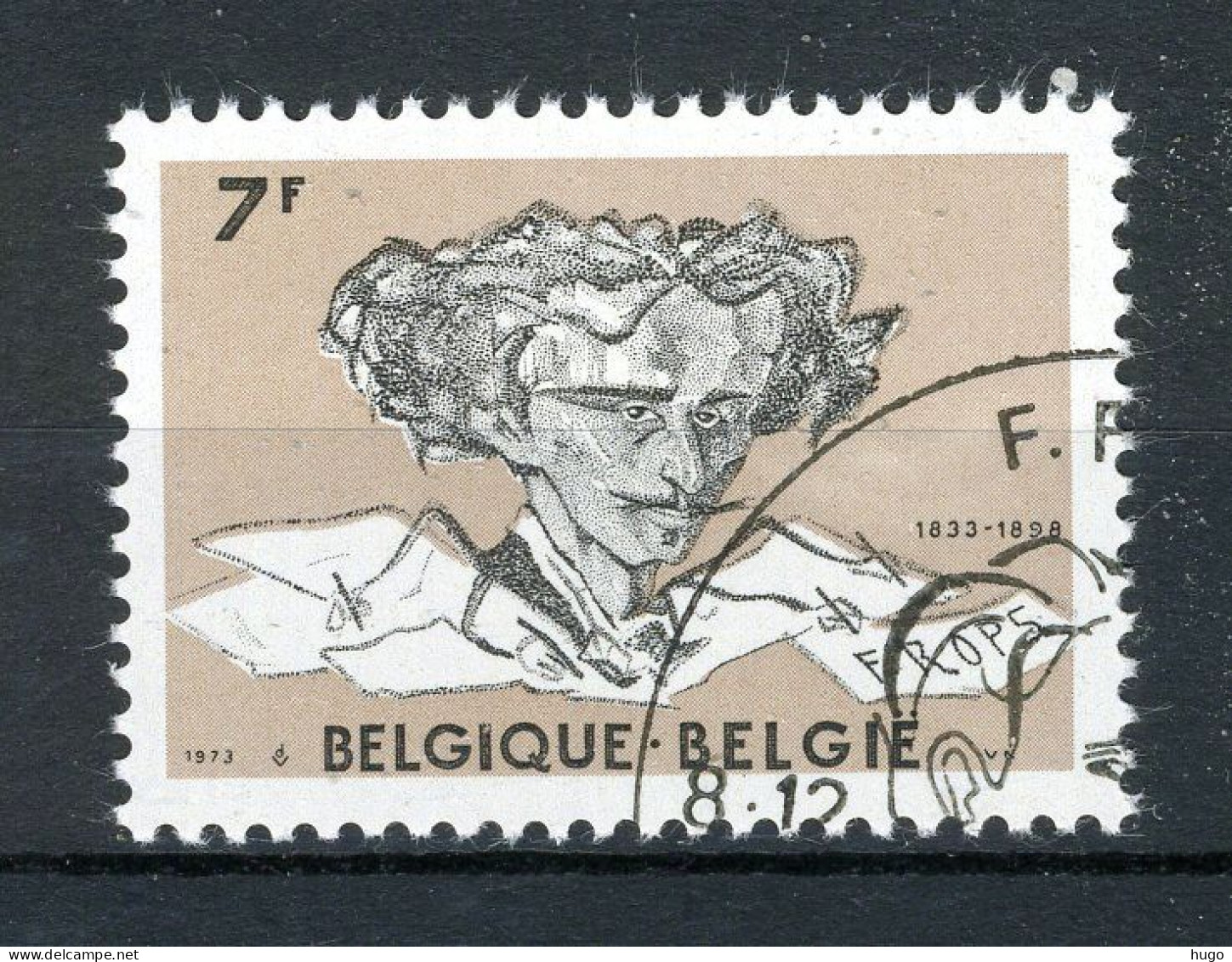 (B) 1699 MH FDC 1973 - Felicien Rops ( 1833-1898 ) Schilder. - Neufs