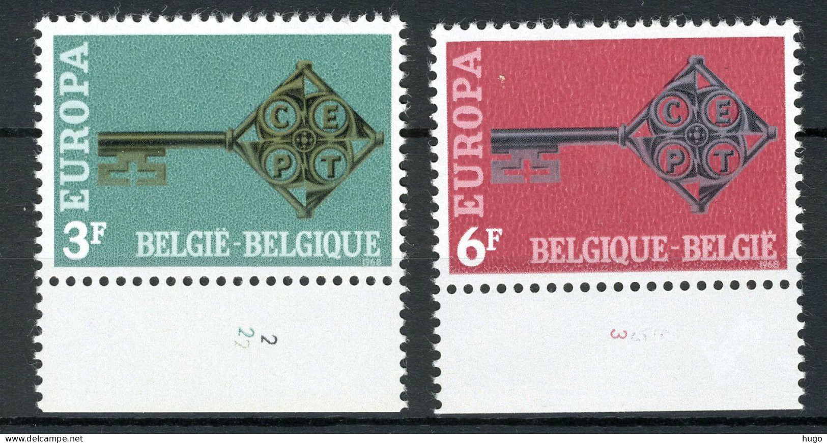 (B) 1452/1453 MNH 1968 - Europa - 1 - Unused Stamps
