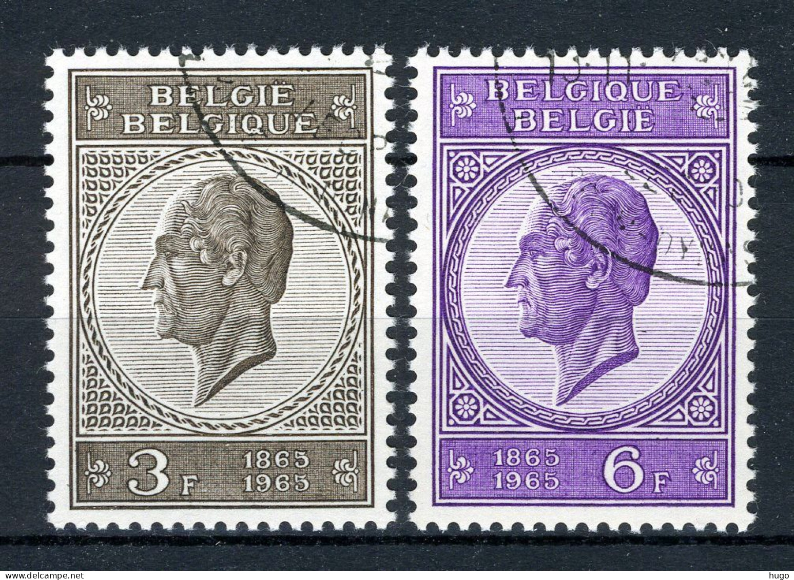 (B) 1349/1350 MH FDC 1965 - 100e Verjaardag Van Het Overlijden Leopold 1  - Neufs