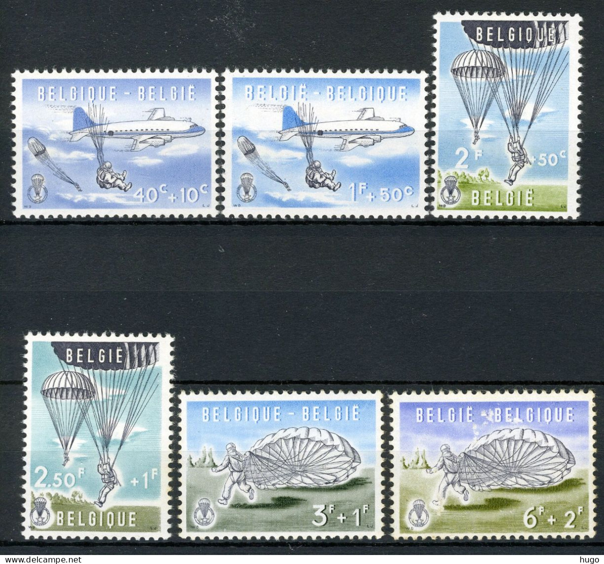 (B) 1133/1138 MNH 1960 - Valschermpringen, Ten Voordele Van Culturele Werken. - Unused Stamps