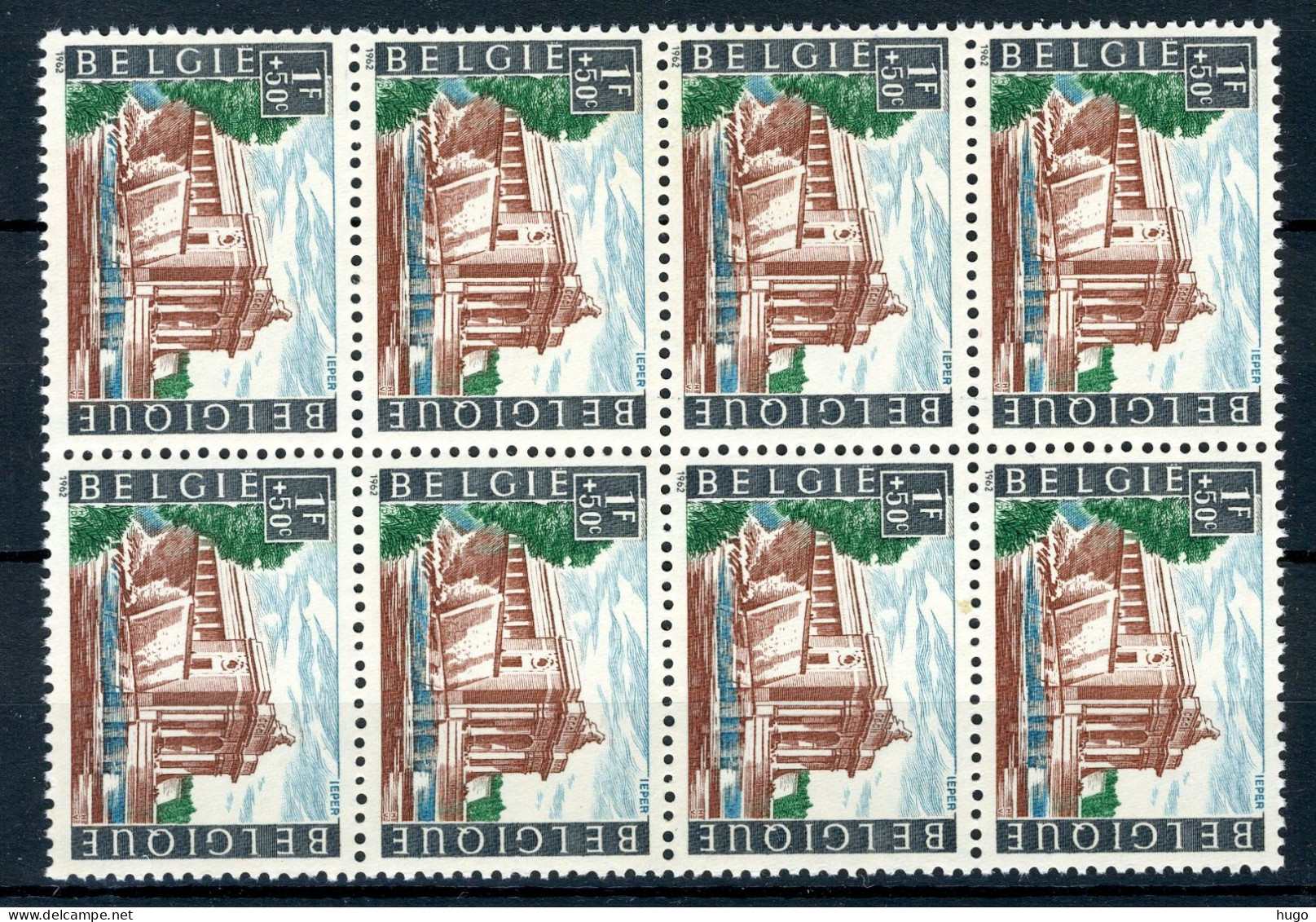 (B) 1239 MNH 1962 - Duizendjarig Bestaan Van De Stad Ieper. (8 Stuks) - Neufs