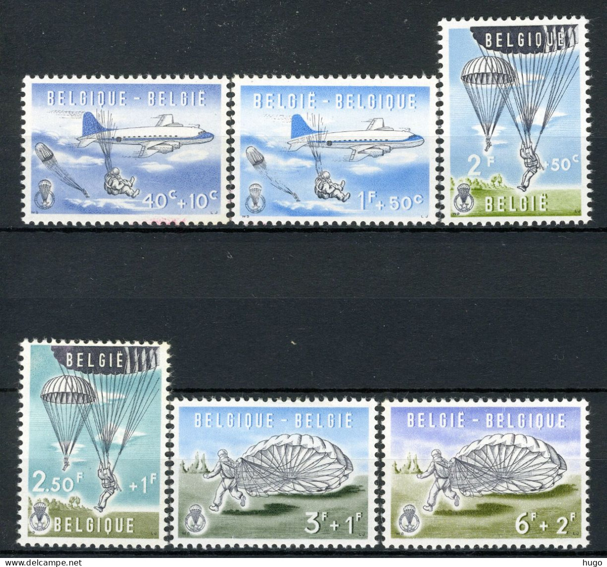 (B) 1133/1138 MH 1960 - Valschermpringen, Ten Voordele Van Culturele Werken.-1 - Unused Stamps