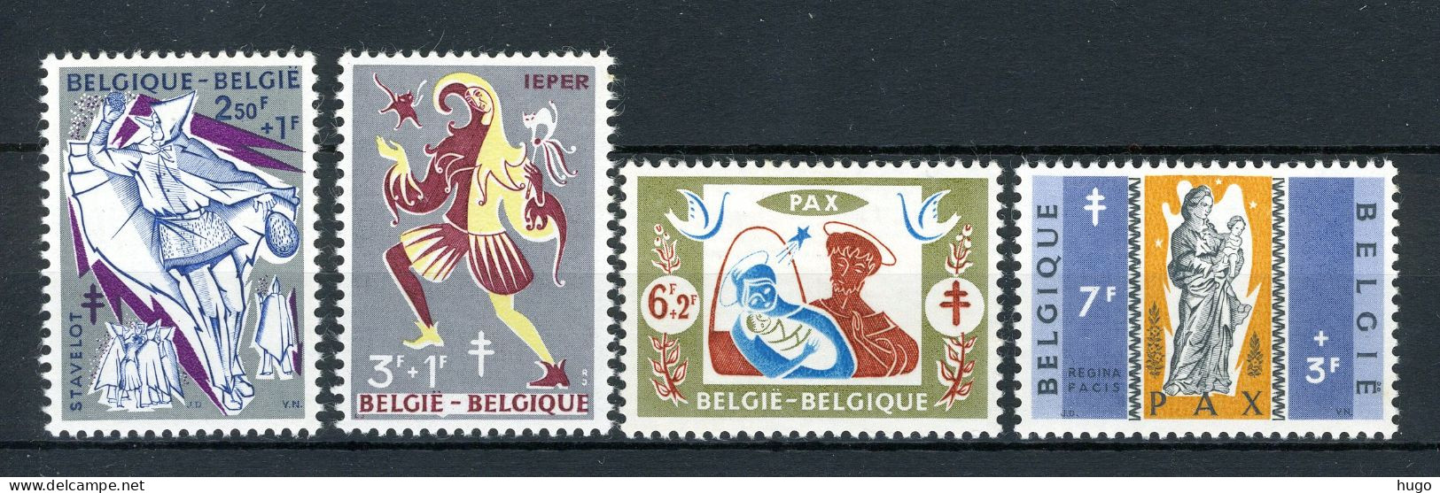 (B) 1117/1120 MNH 1959 - Belgische Folklore III. - Neufs