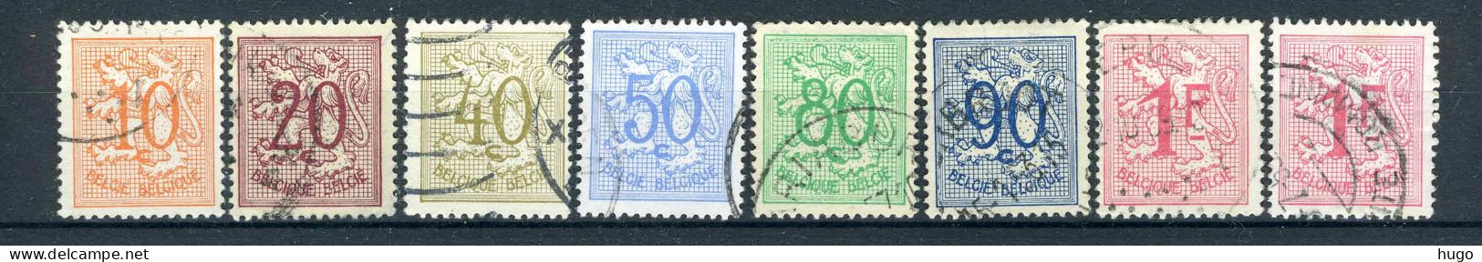 (B) Lot Zegels Cijfer Op Heraldieke Leeuw (1951) -13 - Used Stamps