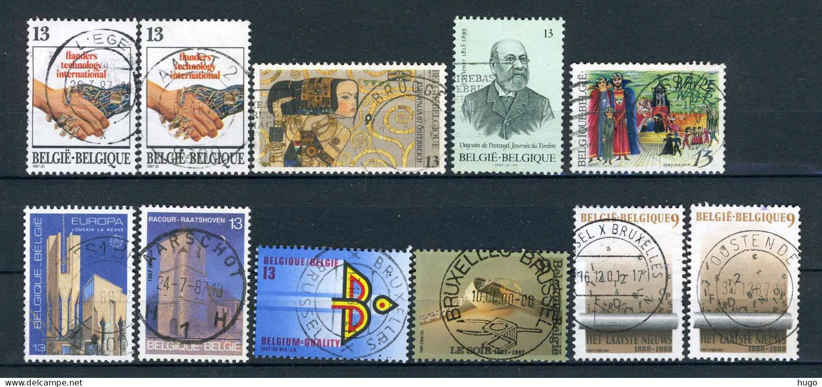 (B) Jaar 1987 Gestempeld (2243-2272) -3 - Usati