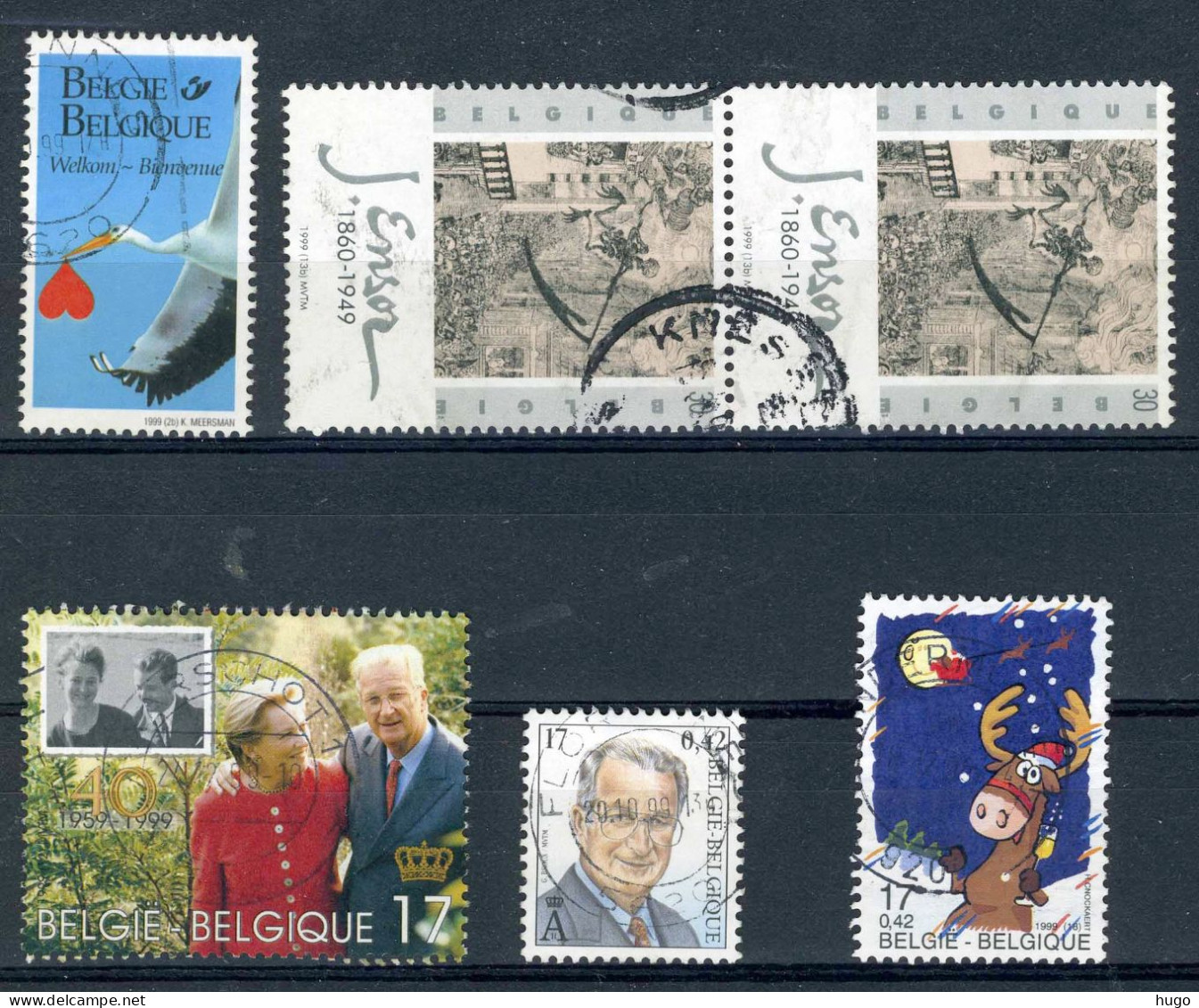 (B) Jaar 1999 Gestempeld (2796-2853) -4 - Used Stamps