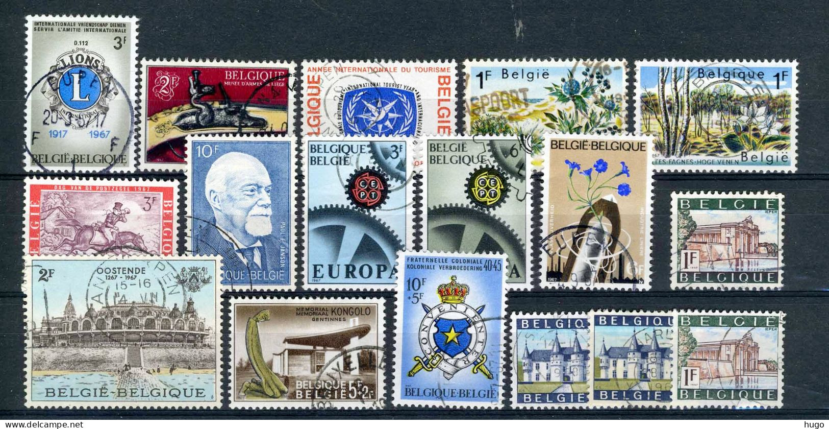 (B) Jaar 1967 Gestempeld (1404-1442) -3 - Used Stamps