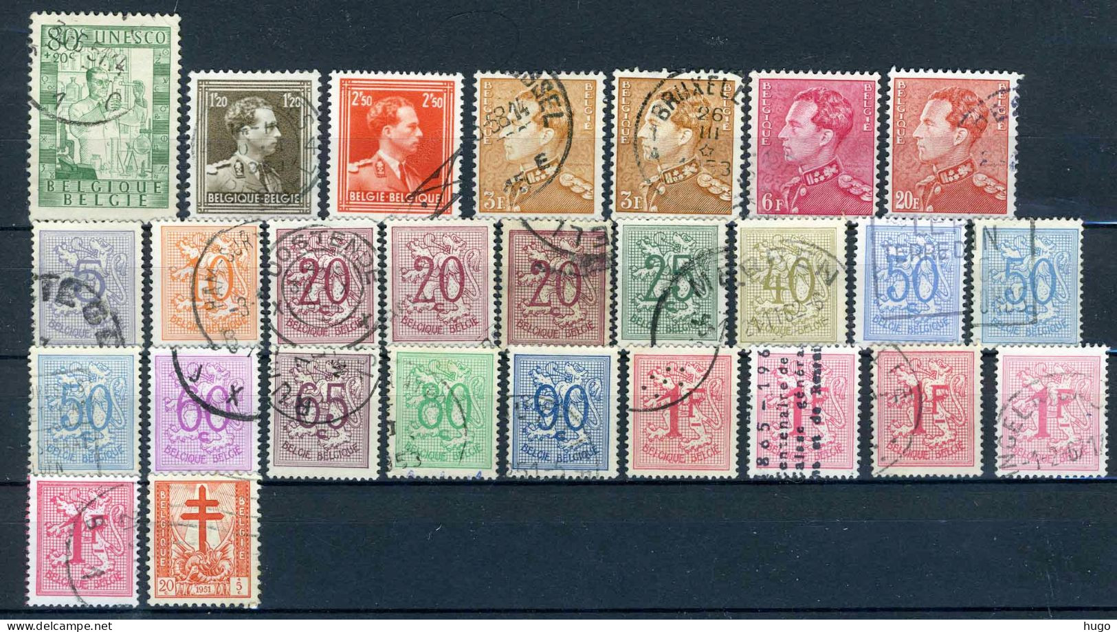 (B) Jaar 1951 Gestempeld (842-868) -5 - Used Stamps