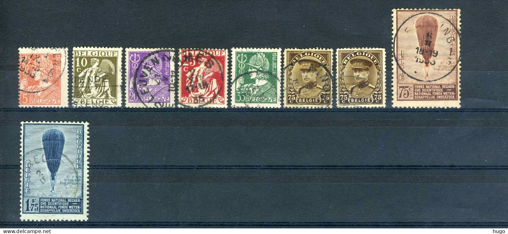 (B) Jaar 1932 Gestempeld (336-354) -9 - Oblitérés