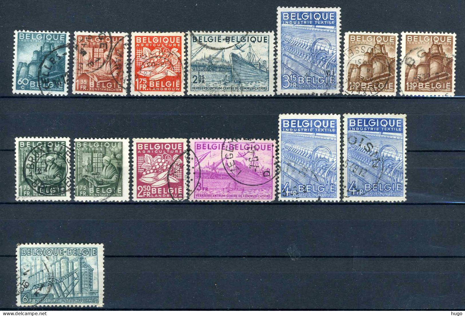 (B) Jaar 1948 Gestempeld (761-772) -8 - Used Stamps