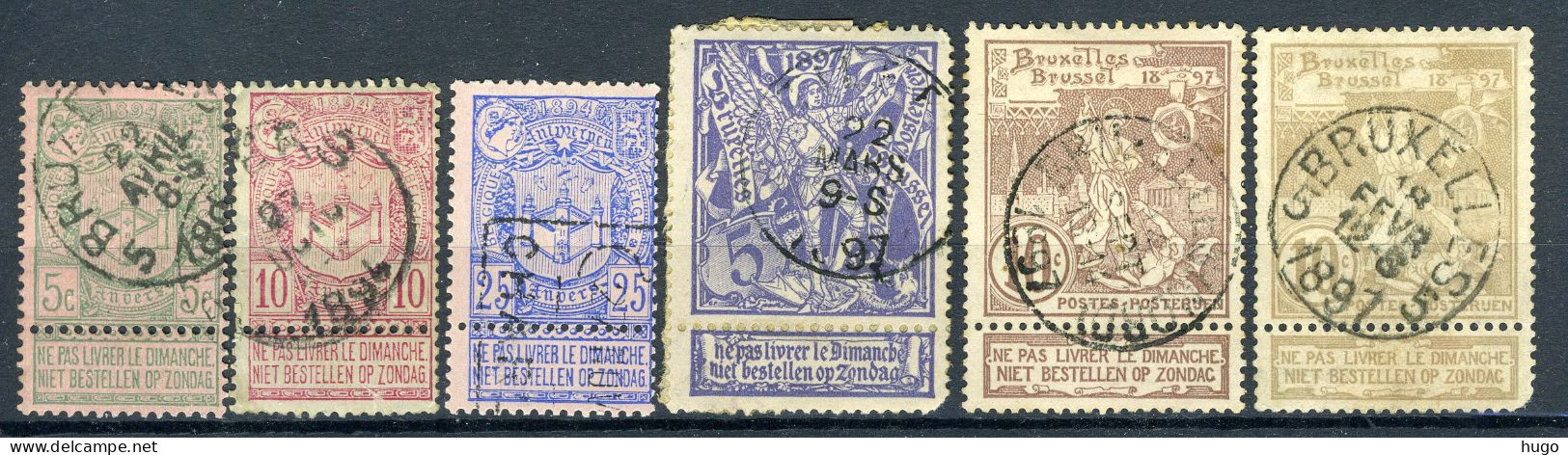 (B) Jaar 1894-1896 Gestempeld (68-73) -4 - 1894-1896 Expositions