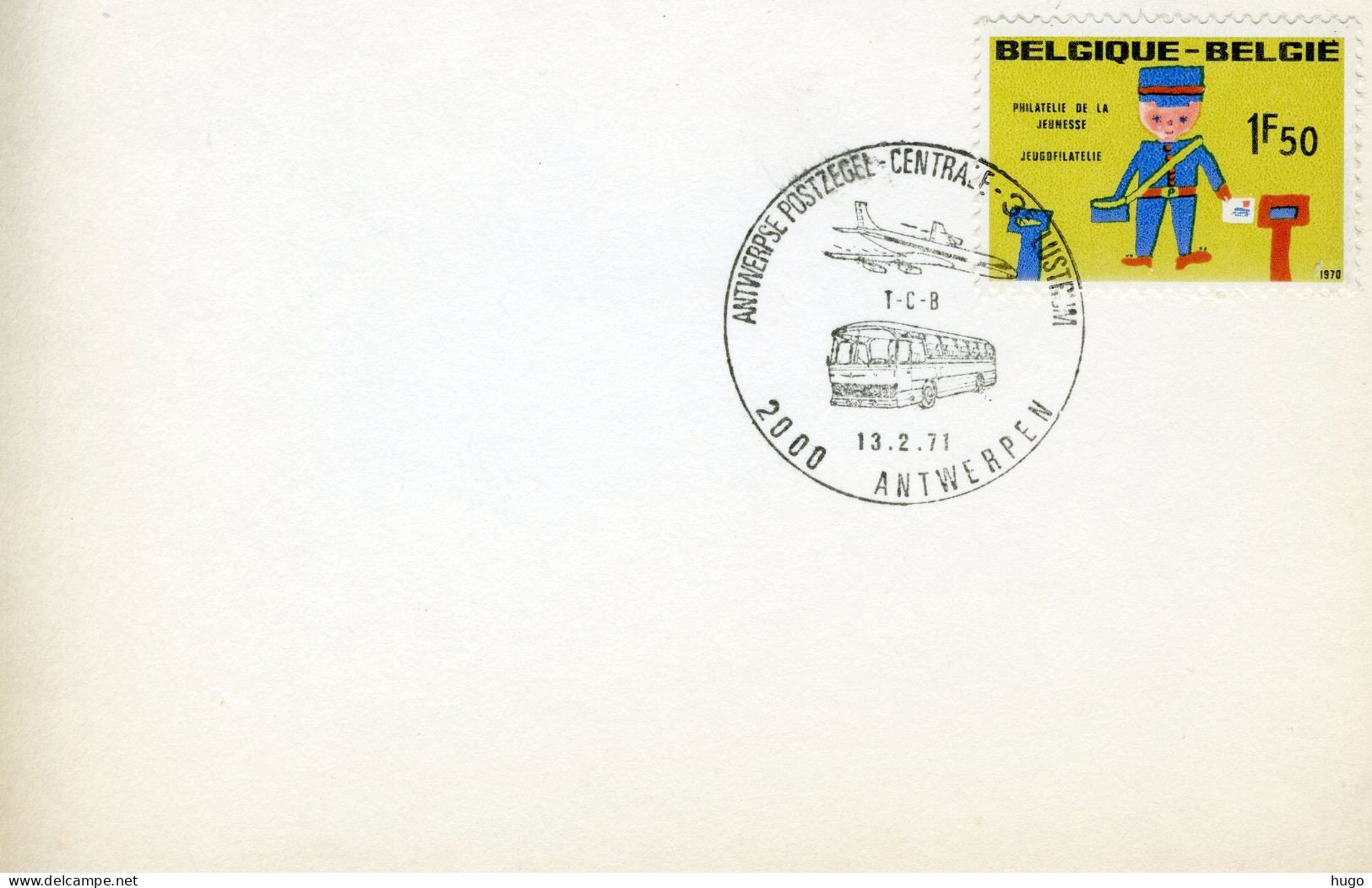 (B) FDC Kaart 1970  1528 - Jeugdfilatelie - Lettres & Documents