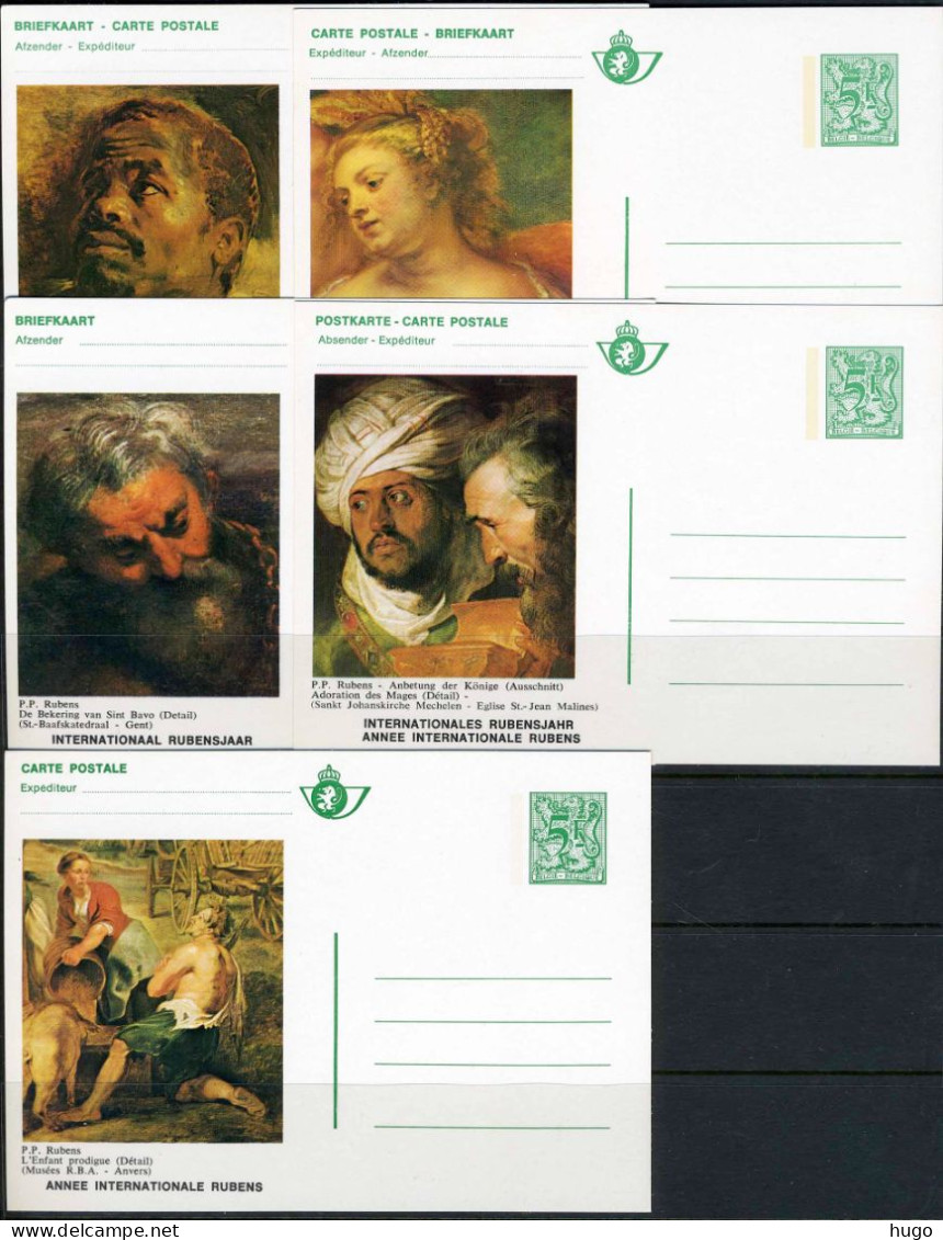 (B) BK10/14 1977 - Internationaal Rubensjaar - Cartes Postales Illustrées (1971-2014) [BK]
