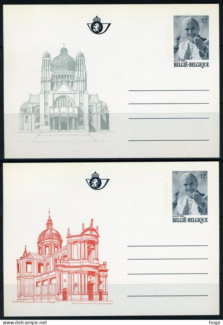 (B) BK34/38 1985 - Bezoek Aan België Van Paus Johannes-Paulus II - Cartes Postales Illustrées (1971-2014) [BK]