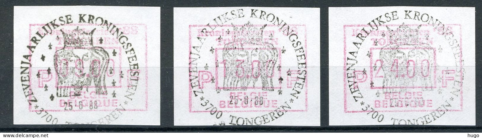 (B) ATM71 FDC 1988 - Kroningfeesten '88 Set 9-13-24 BEF - Other & Unclassified